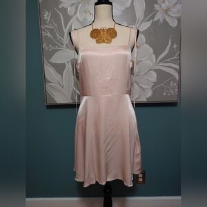 Satin Mini Dress